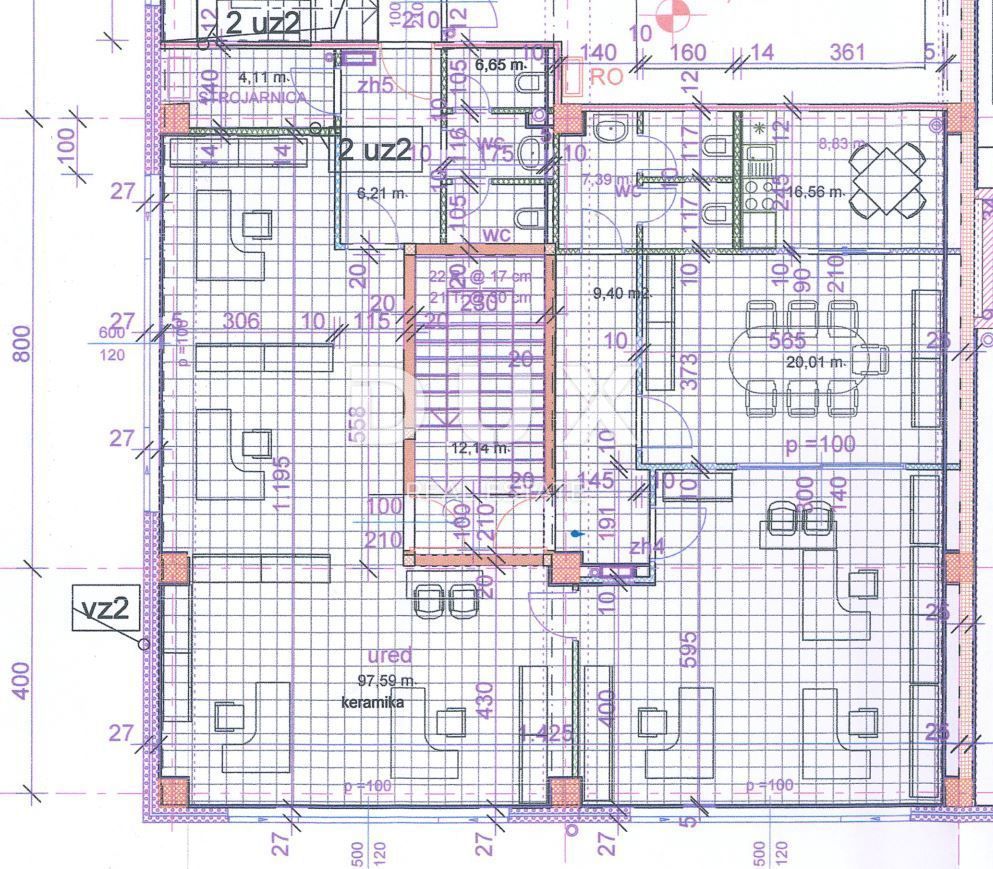 RIJEKA, KASTAV - spazio commerciale / ufficio 527 m2, modernamente arredato!!!