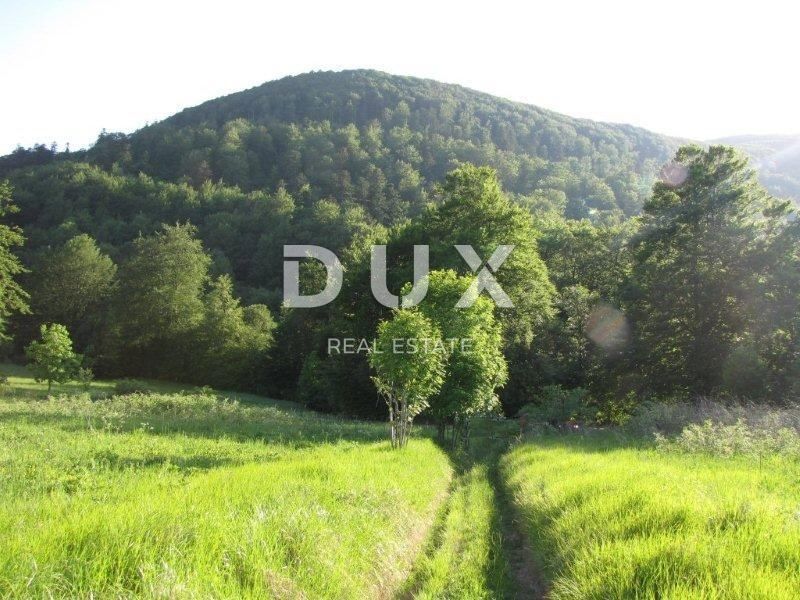 GORSKI KOTAR, FUŽINE - terreno edificabile (strutture turistiche rurali) 4762 m2 con progetto preliminare, prezzo ribassato, 15 EUR m2, OCCASIONE ECCEZIONALE!!!!