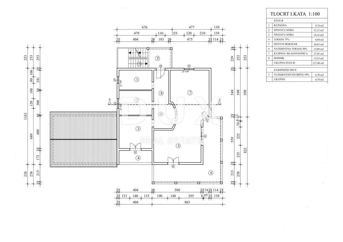 Appartamento Višnjan, 127,08m2
