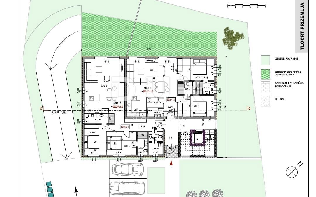 ISTRIA, ROVIGNO - Appartamento di 89 m2 al piano terra con giardino!