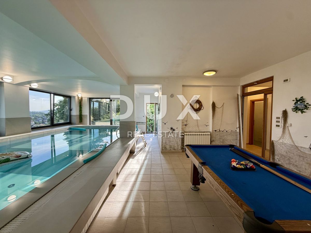 ZAGABRIA, TRSJE - Lussuosa casa familiare con piscina e vista panoramica