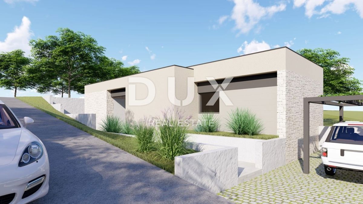 ISTRIA, LABIN - Terreno edificabile con permesso in posizione fantastica