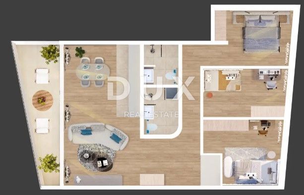 RIJEKA, KANTRIDA - 3 camere da letto + soggiorno, bellissimo appartamento in un nuovo edificio S22
