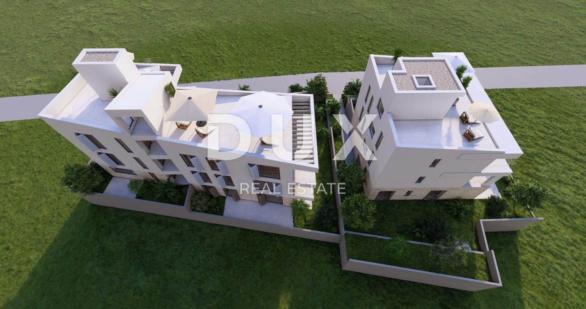 PETRČANE - Lussuoso appartamento con due camere da letto e giardino!