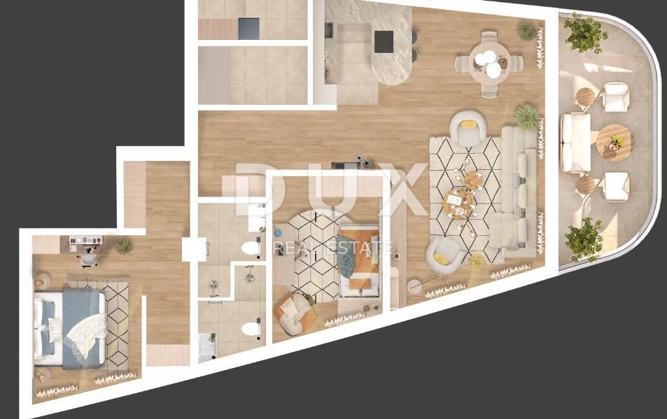 Appartamento Kantrida, Rijeka, 78m2