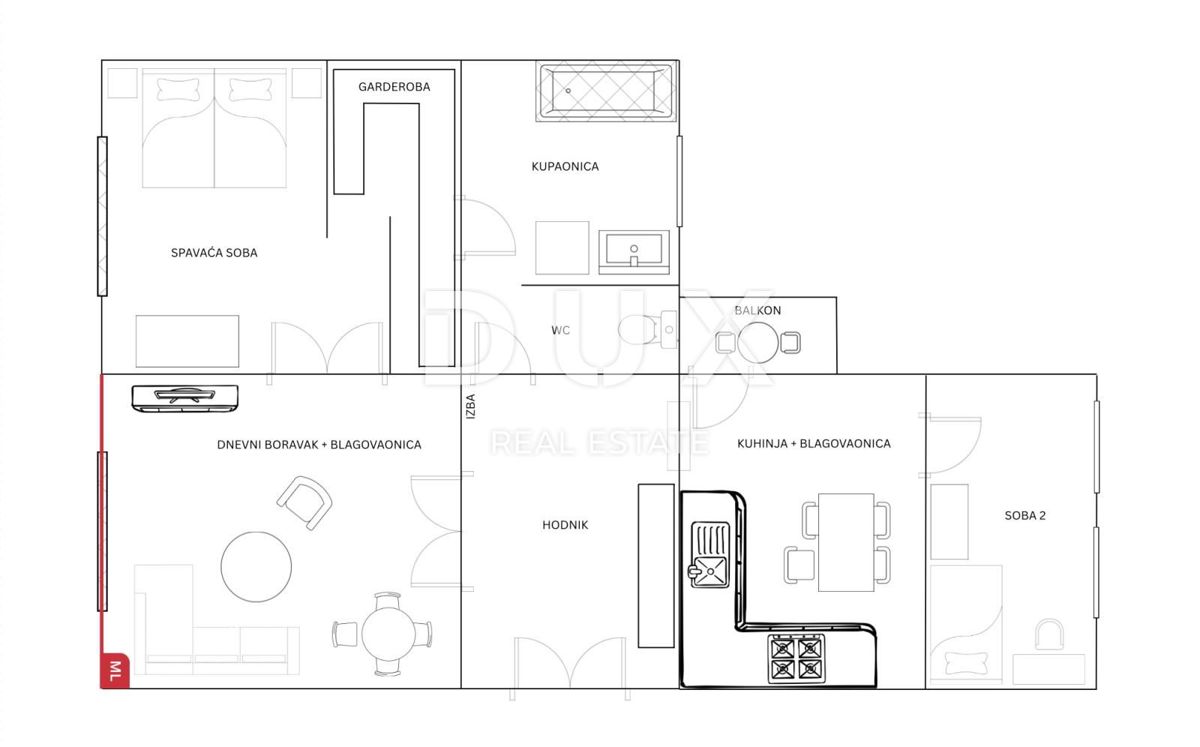 ZAGABRIA, ČRNOMEREC - appartamento di 78 m² + mansarda, arredato in stile moderno!