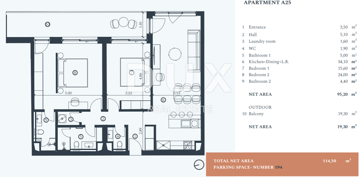 Appartamento Savudrija, Umag, 103,60m2