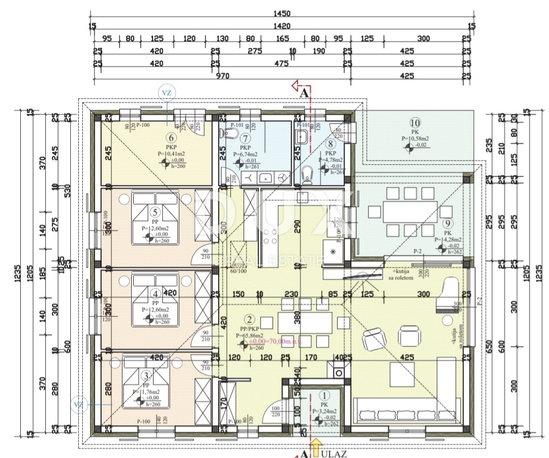 Terreno Umag, 1.000m2