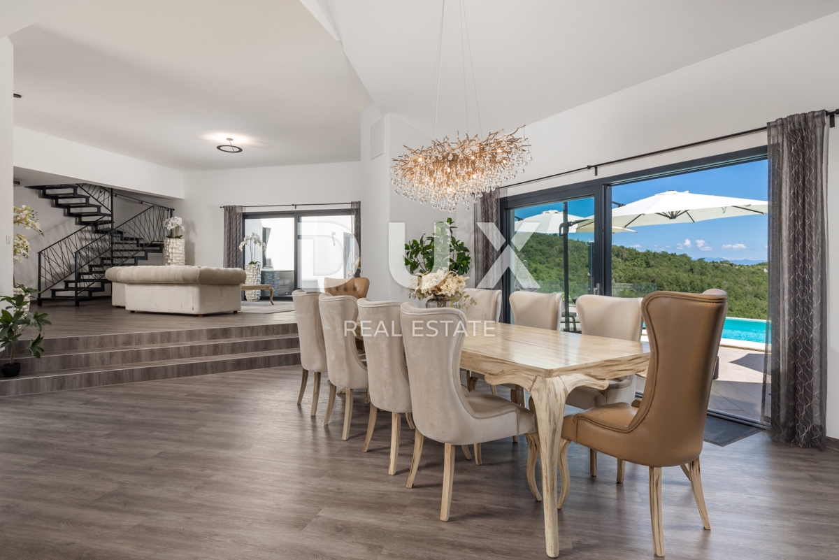 OPATIJA, BRSEČ – Villa esclusiva con vista sensazionale