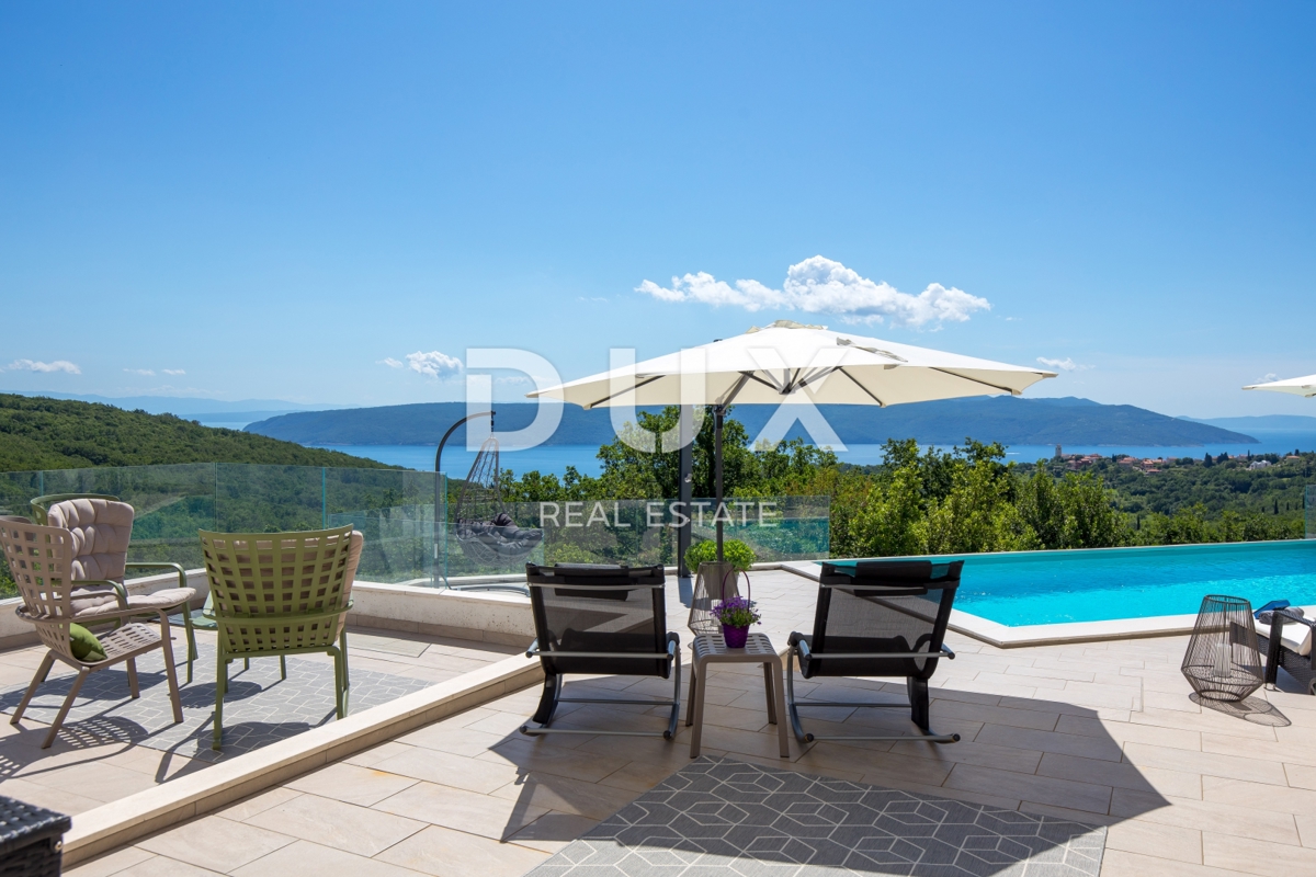 OPATIJA, BRSEČ – Villa esclusiva con vista sensazionale