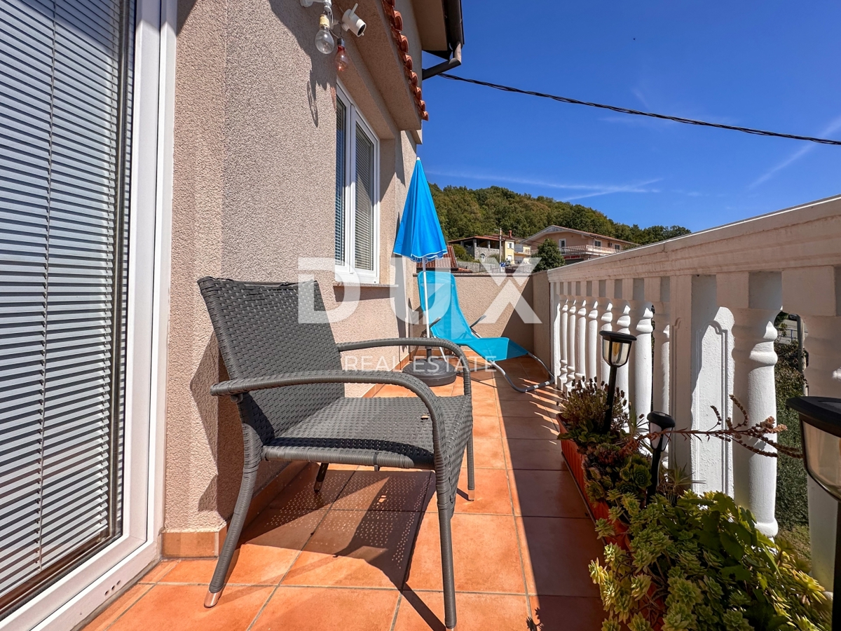 OPATIJA, MATULJI, JUŠIĆI - Duplex 3 camere da letto + soggiorno, 1° piano, 103,5 m2, vista mare!