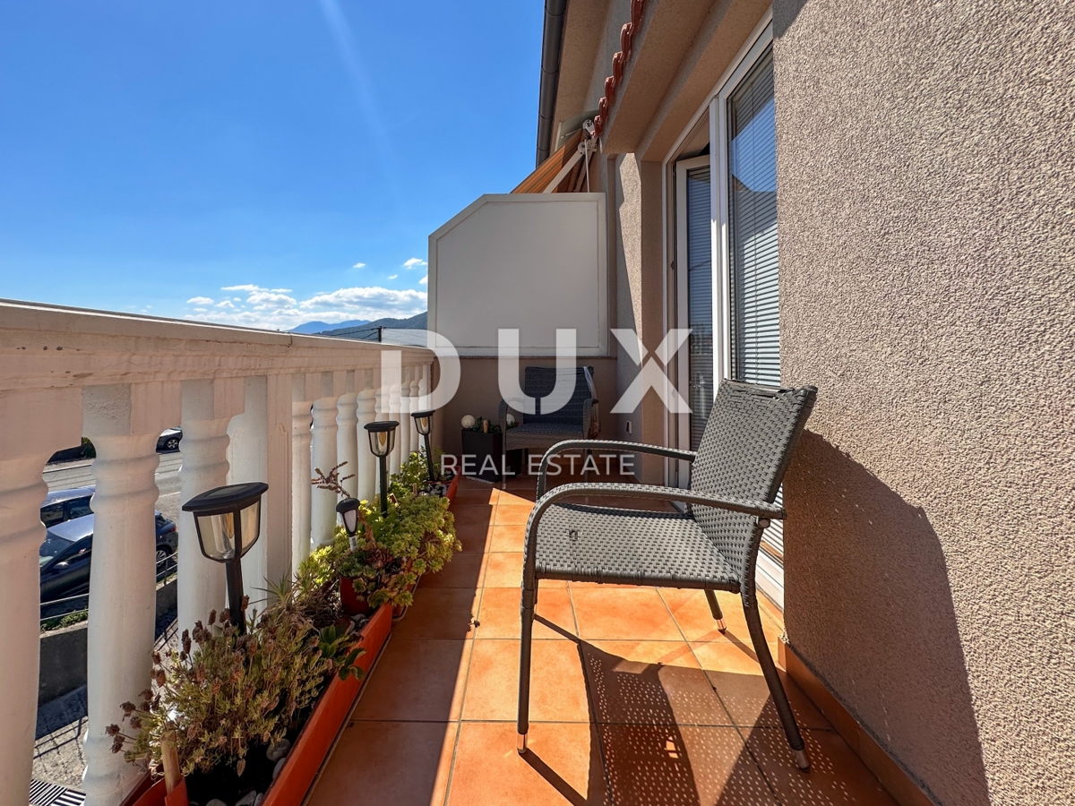 OPATIJA, MATULJI, JUŠIĆI - Duplex 3 camere da letto + soggiorno, 1° piano, 103,5 m2, vista mare!