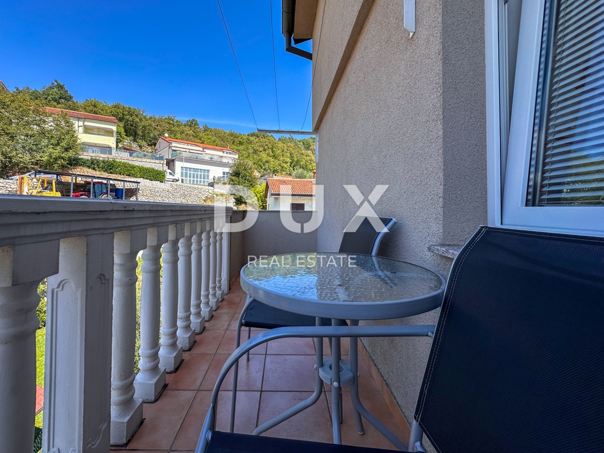 OPATIJA, MATULJI, JUŠIĆI - Duplex 3 camere da letto + soggiorno, 1° piano, 103,5 m2, vista mare!
