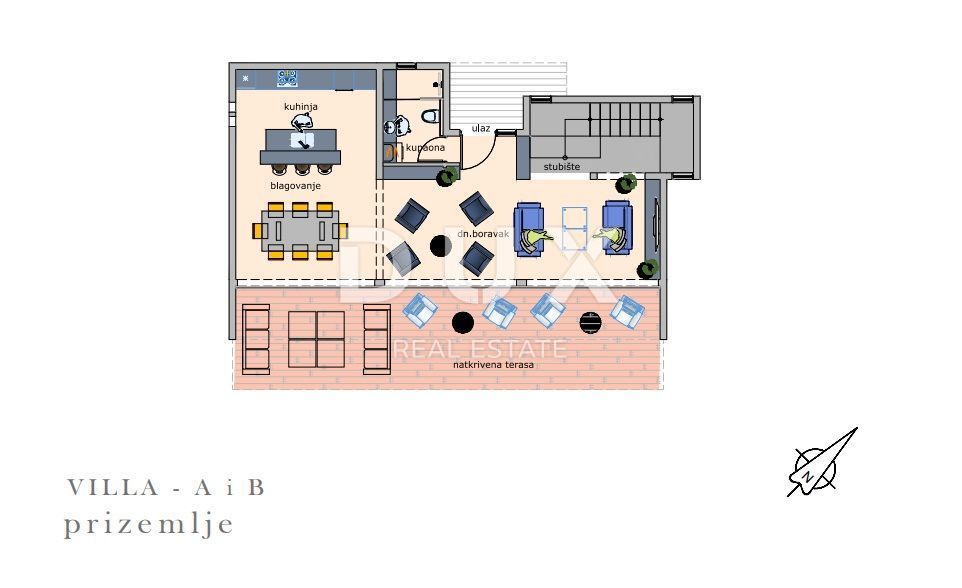 CRIKVENICA, BRIBIR - villa moderna con piscina, vista mare