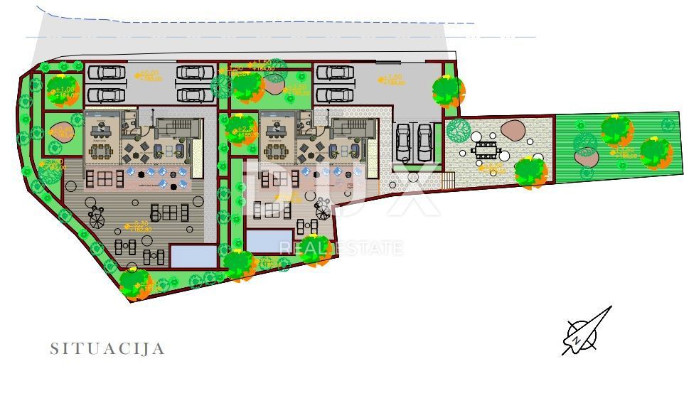 CRIKVENICA, BRIBIR - villa moderna con piscina, vista mare