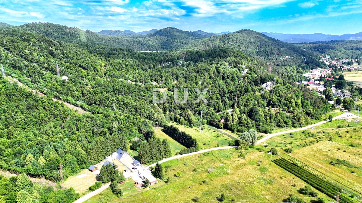 GORSKI KOTAR, LIČ - Casa indipendente in legno nella fase finale, isolata