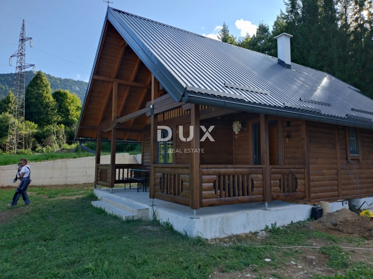 GORSKI KOTAR, LIČ - Casa indipendente in legno nella fase finale, isolata