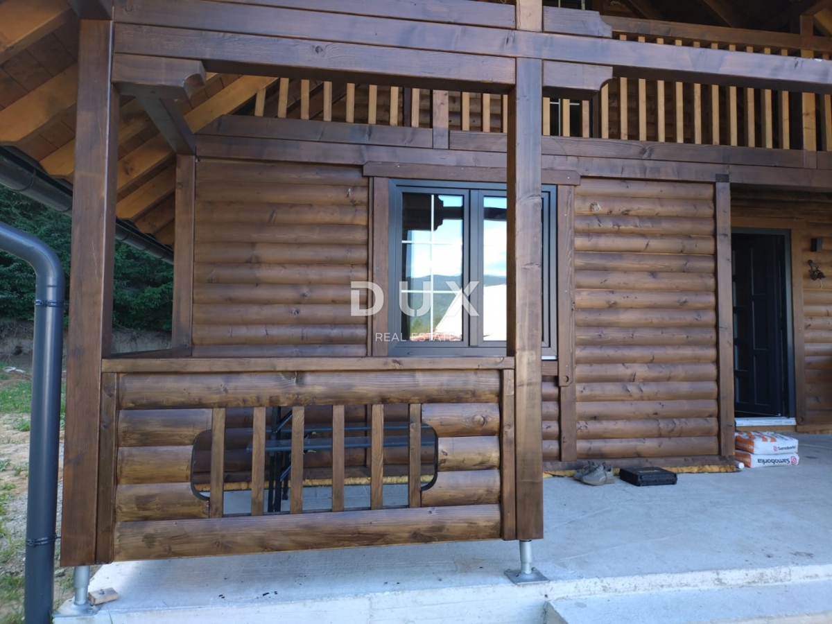 GORSKI KOTAR, LIČ - Casa indipendente in legno nella fase finale, isolata