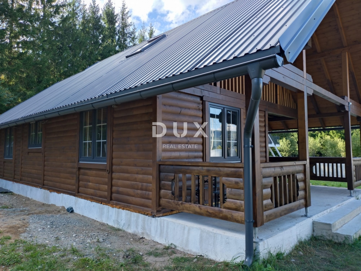 GORSKI KOTAR, LIČ - Casa indipendente in legno nella fase finale, isolata