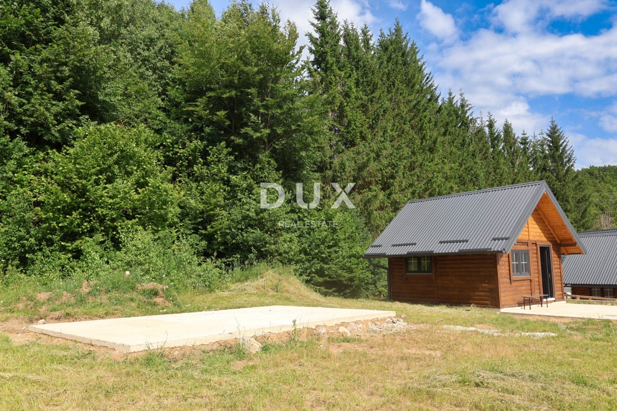 GORSKI KOTAR, LIČ - Casa indipendente in legno nella fase finale, isolata