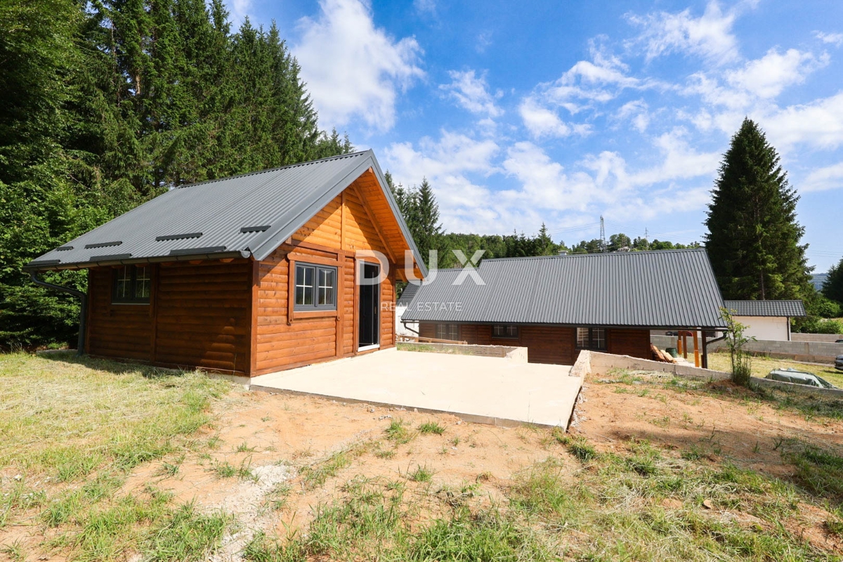 GORSKI KOTAR, LIČ - Casa indipendente in legno nella fase finale, isolata