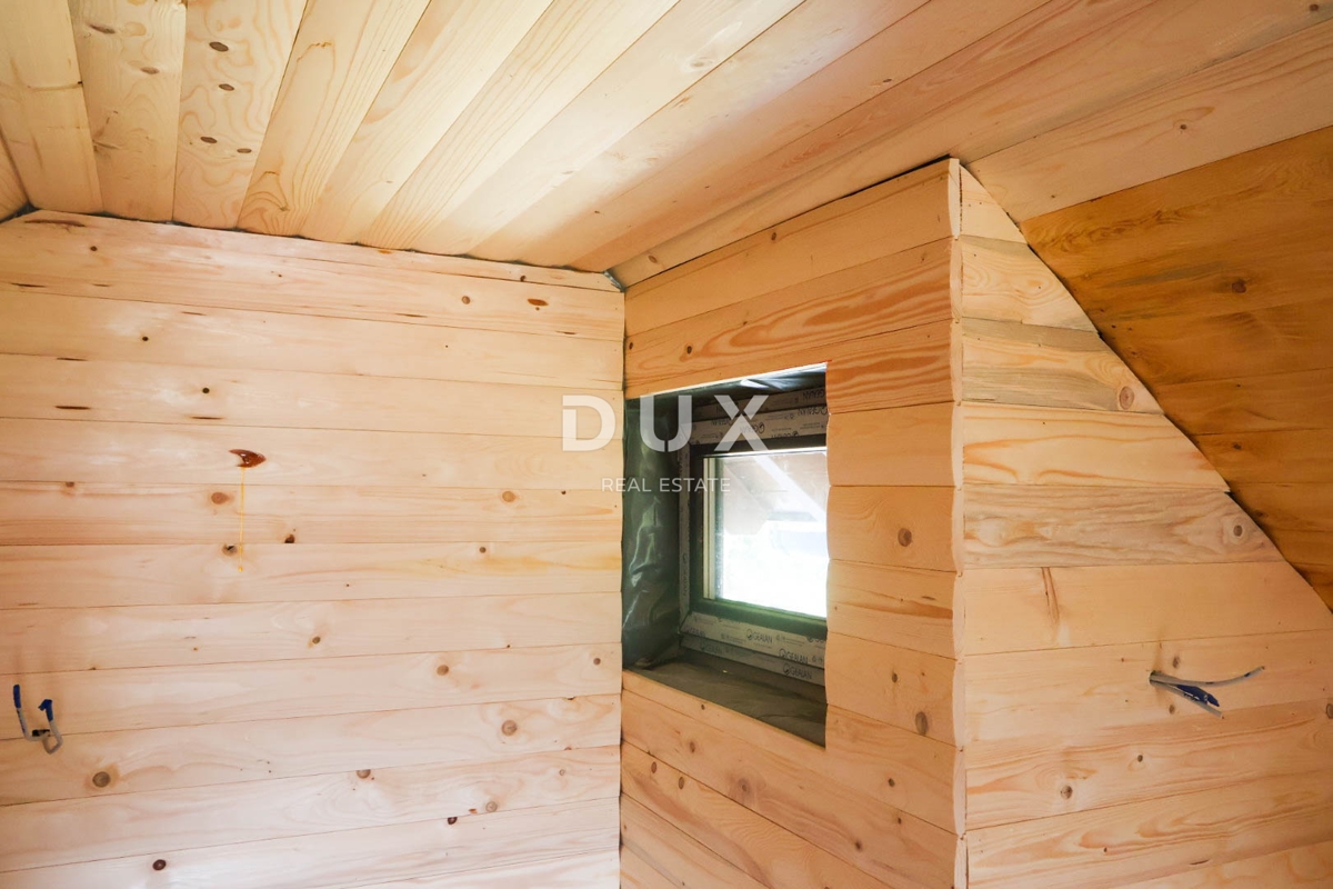 GORSKI KOTAR, LIČ - Casa indipendente in legno nella fase finale, isolata