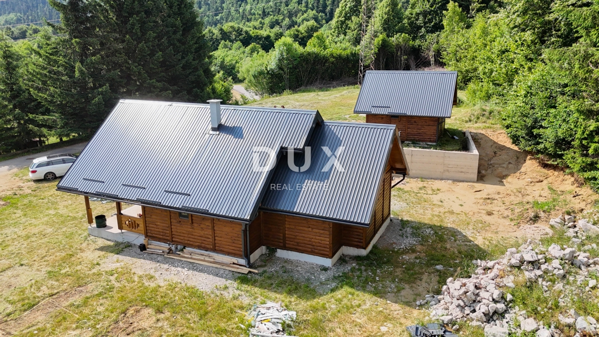 GORSKI KOTAR, LIČ - Casa indipendente in legno nella fase finale, isolata