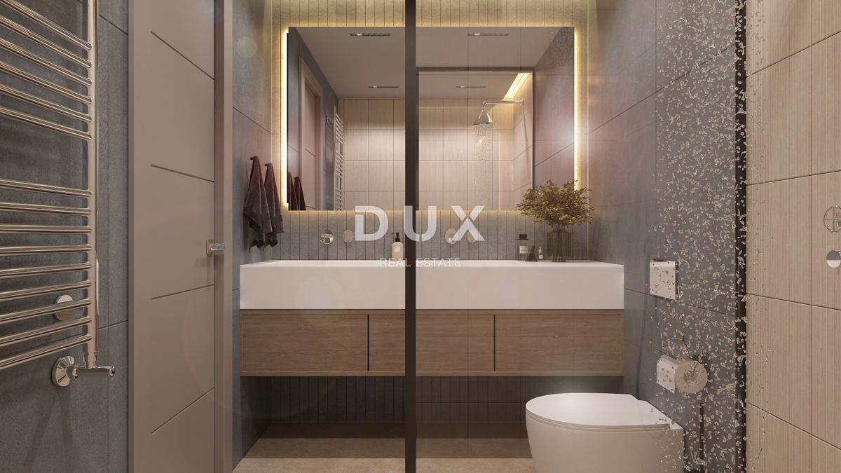 RIJEKA, KANTRIDA - Appartamento di 151 m2 in un lussuoso edificio di nuova costruzione a soli 250 metri dal mare con garage e vista panoramica sul mare