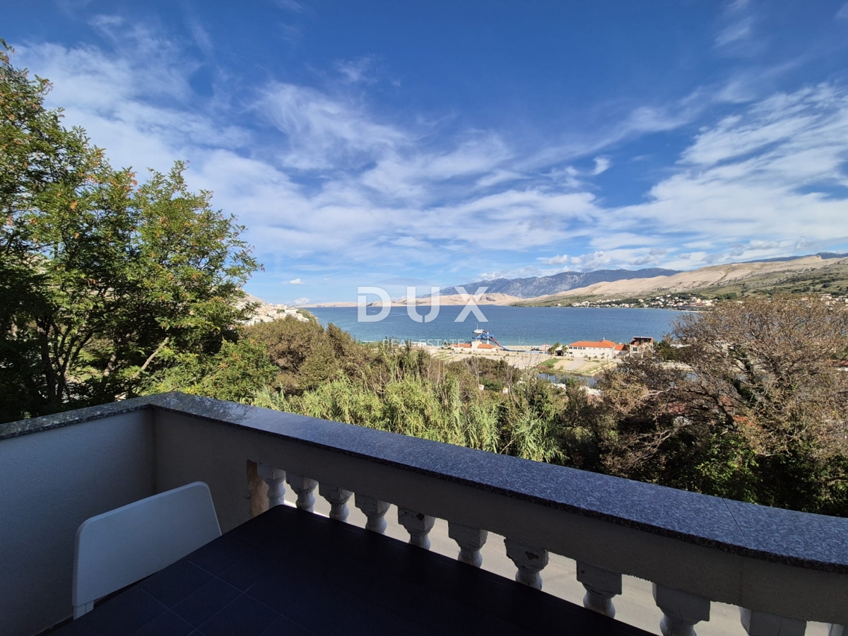 PAG, CITTÀ DI PAG - Spaziosa casa con vista panoramica sul mare e sul Velebit