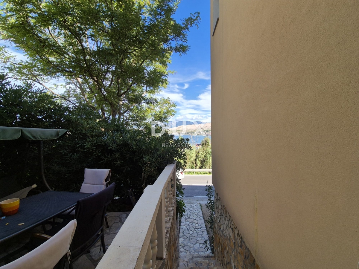 PAG, CITTÀ DI PAG - Spaziosa casa con vista panoramica sul mare e sul Velebit