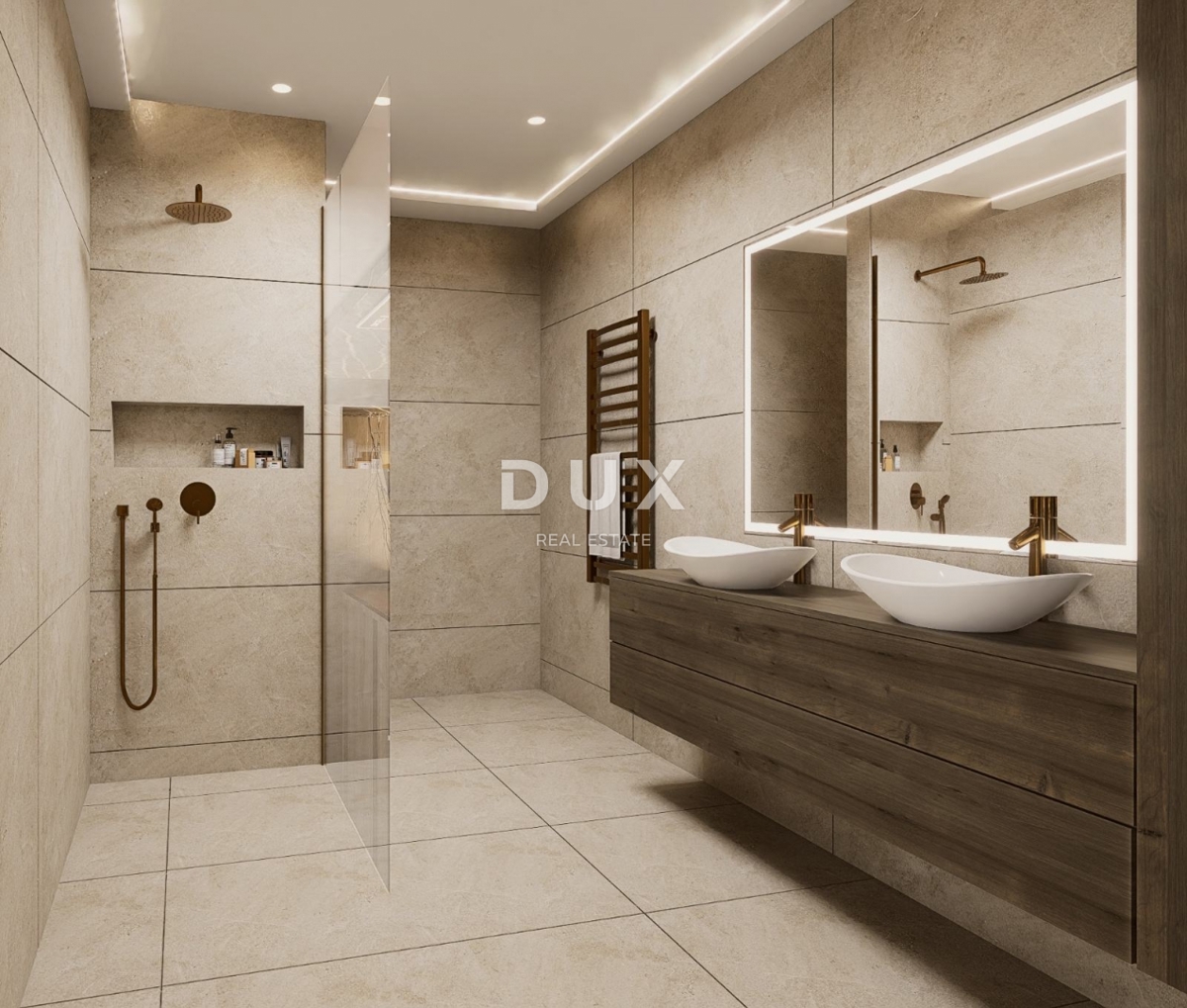 KASTAV, SPINČIĆI - TERRENO EDIFICABILE PER DUE HOTEL CON VISTA MARE