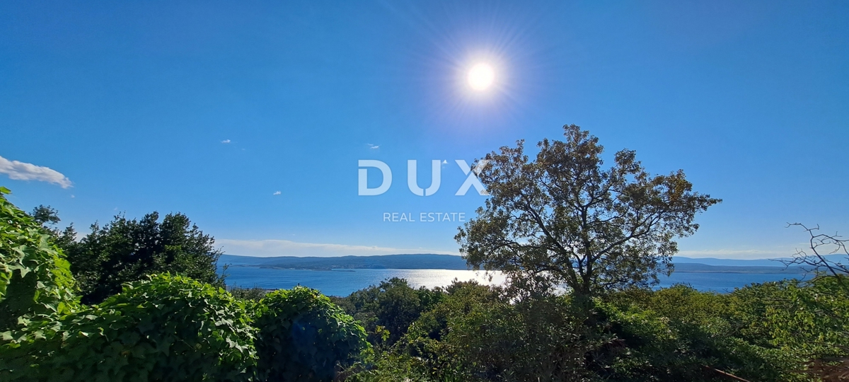 CRIKVENICA - casa bifamiliare con vista panoramica su Krk e sul mare