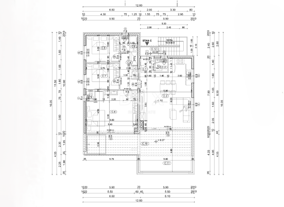ABBAZIA, LOVRAN – residenza di lusso con piscina privata e vista panoramica sul mare
