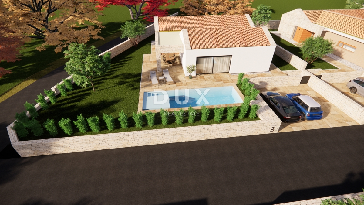 ISTRIA, SVETVINČENAT - Moderna casa a un piano con piscina in un ambiente tranquillo