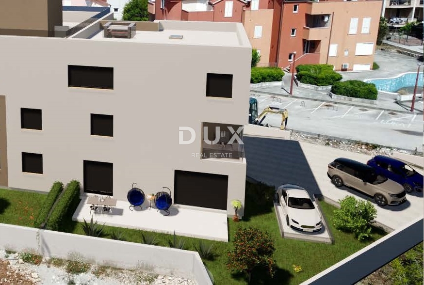 ŠIBENIK, SRIMA – Appartamento con due camere da letto in un nuovo edificio con vista mare