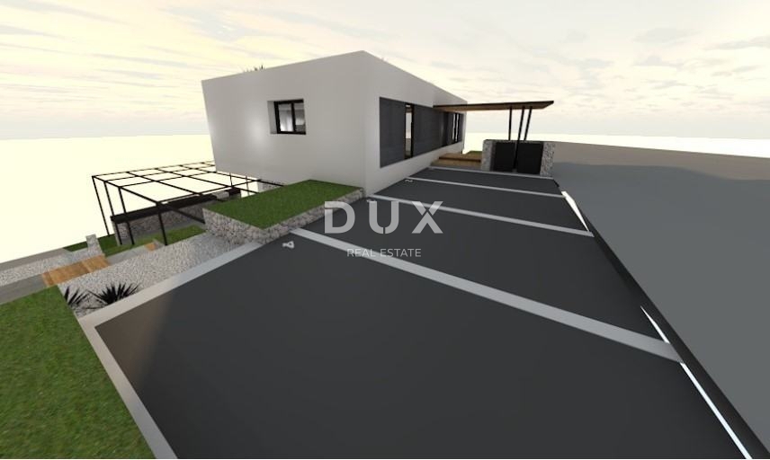 CRIKVENICA - Investimento di lusso - terreno edificabile con progetto di villa e piscina