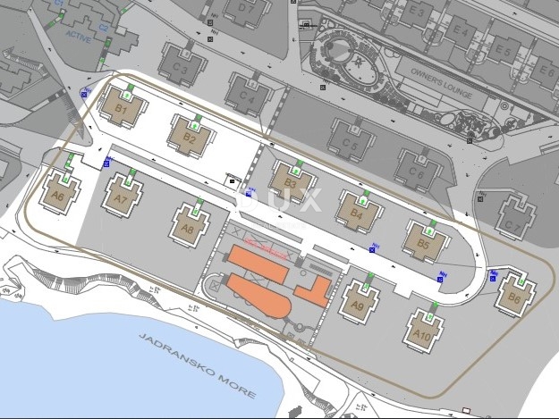 NOVI VINODOLSKI – Appartamento di 63 m² in un resort esclusivo, prima fila al mare con spiaggia privata