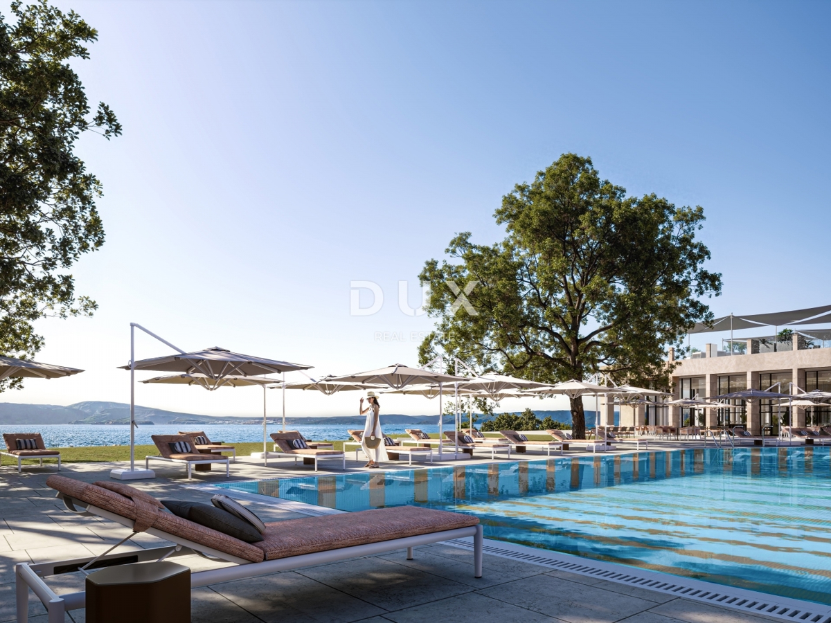 NOVI VINODOLSKI – Appartamento di 63 m² in un resort esclusivo, prima fila al mare con spiaggia privata