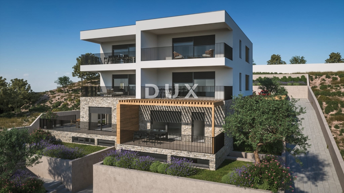 ŠIBENIK, ŽABORIĆ - Lussuoso appartamento con tre camere da letto in un nuovo edificio con vista sul mare
