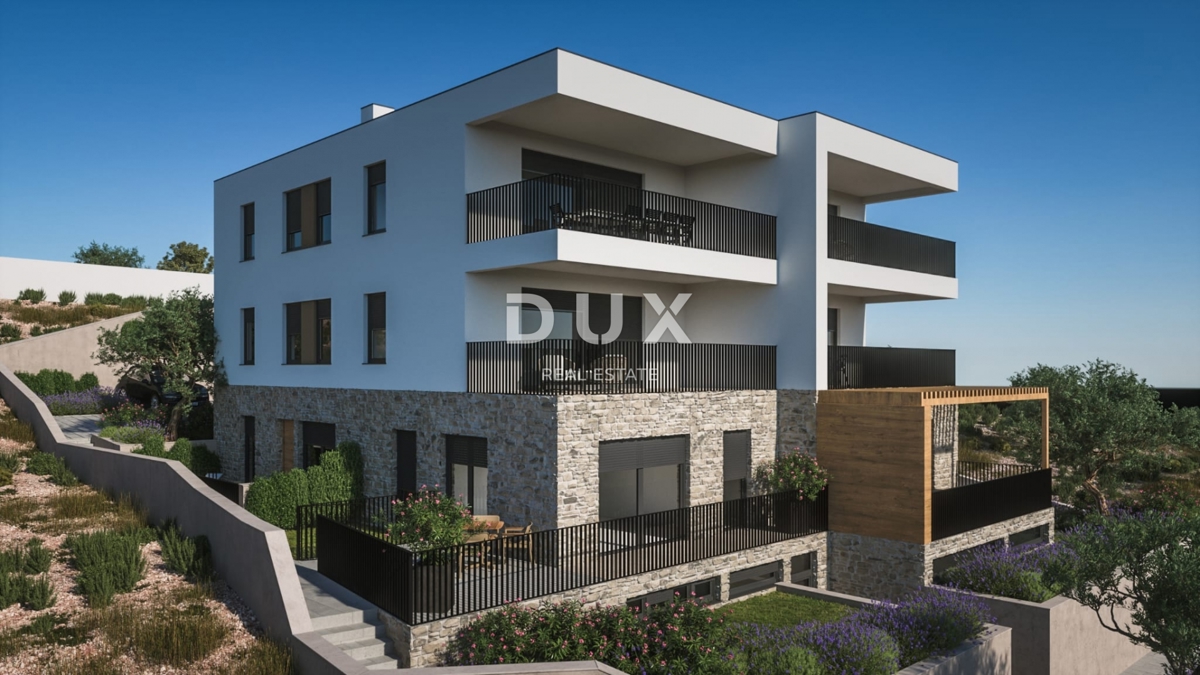 ŠIBENIK, ŽABORIĆ - Lussuoso appartamento con tre camere da letto in un nuovo edificio con vista sul mare