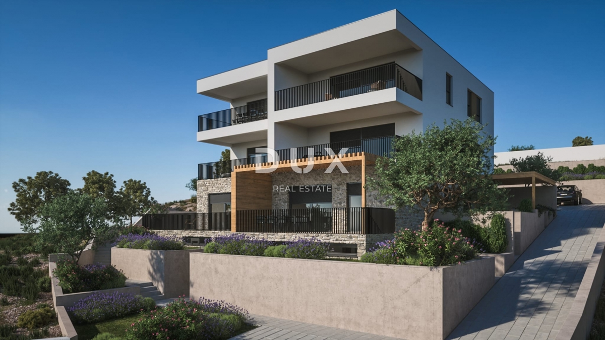 ŠIBENIK, ŽABORIĆ - Lussuoso appartamento con tre camere da letto in un nuovo edificio con vista sul mare
