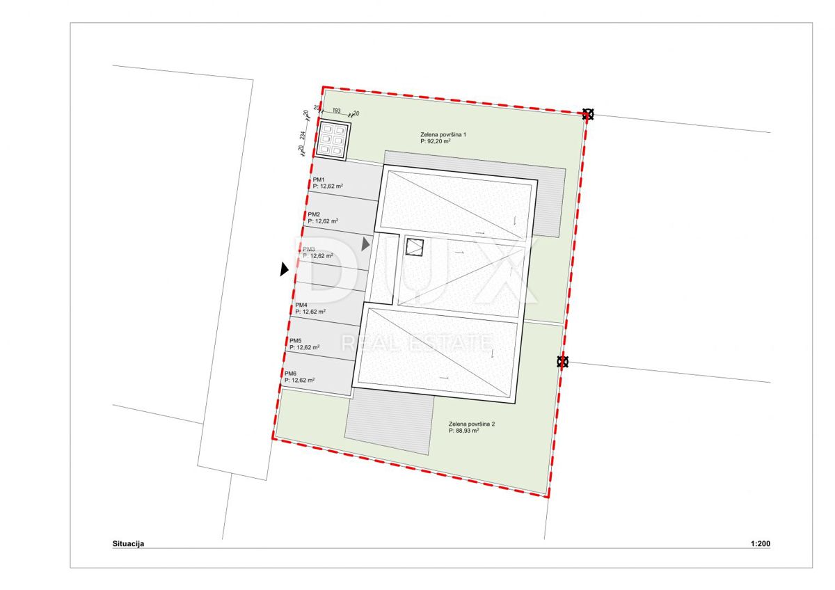 ISOLA DI PAG, POVLJANA - Appartamento con due camere da letto e giardino in un nuovo edificio