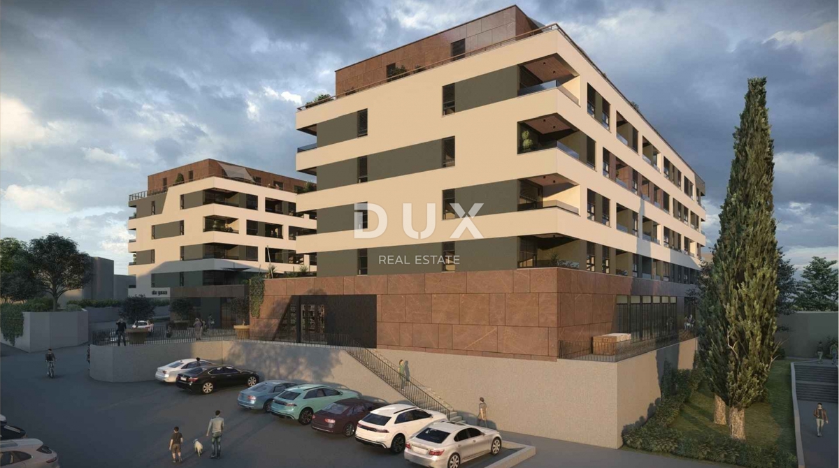 RIJEKA, SRDOČI - 2 camere da letto + soggiorno in un moderno edificio nuovo con garage