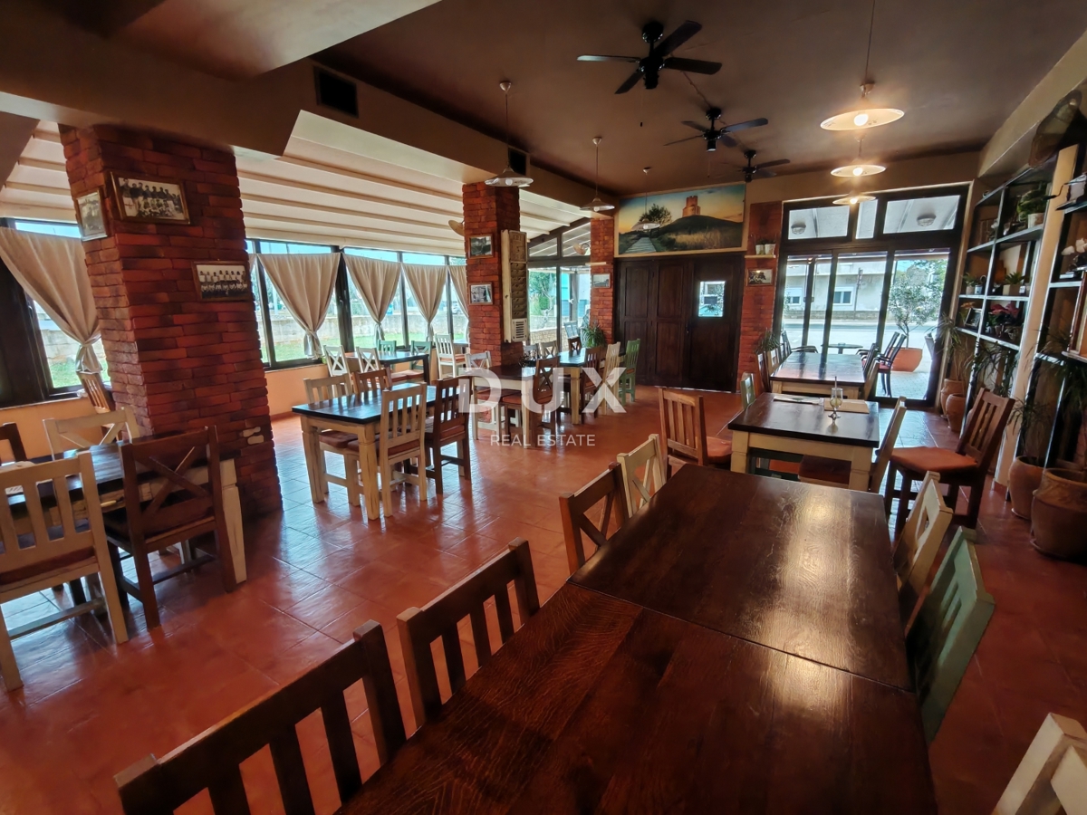 ZADAR, ZATON - Ristorante rinomato e affermato in una zona trafficata con un ampio parcheggio!