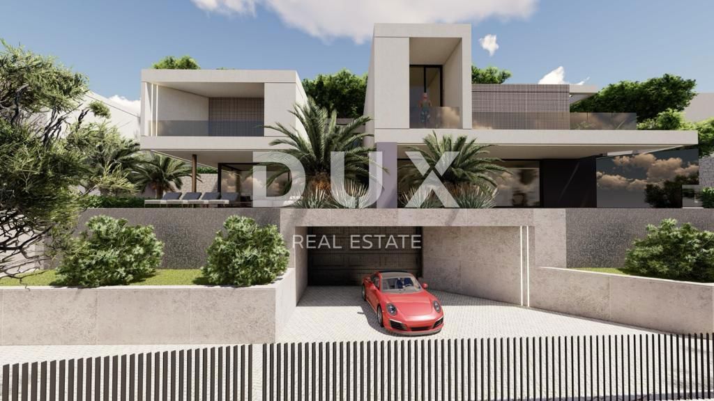 ABBAZIA, BREGI - terreno 3750m2 CON 4 PERMESSI DI LOCAZIONE! per 4 ville esclusive con piscina e vista panoramica sul mare