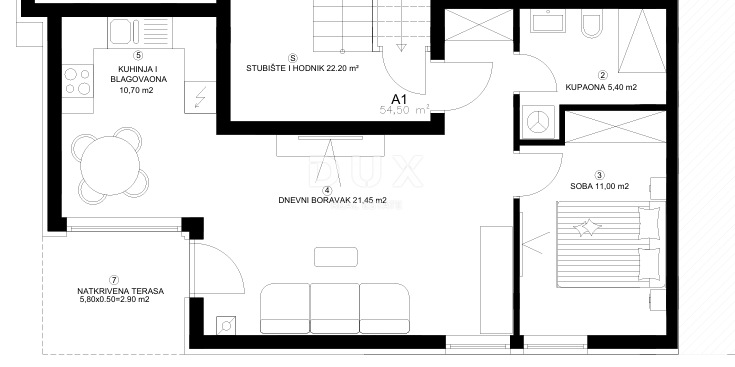 ISTRIA, POLA - Appartamento con 1 camera da letto + soggiorno e giardino vicino al centro! NUOVA COSTRUZIONE!