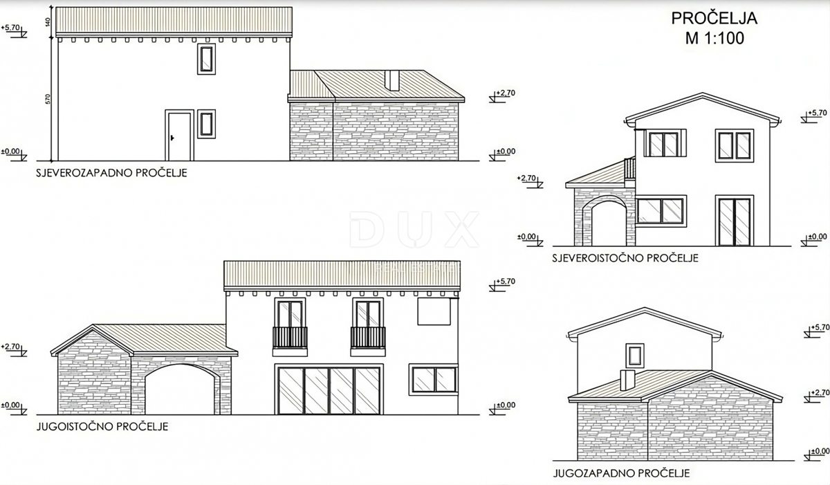 ISTRIA, TINJAN - Elegante casa con piscina