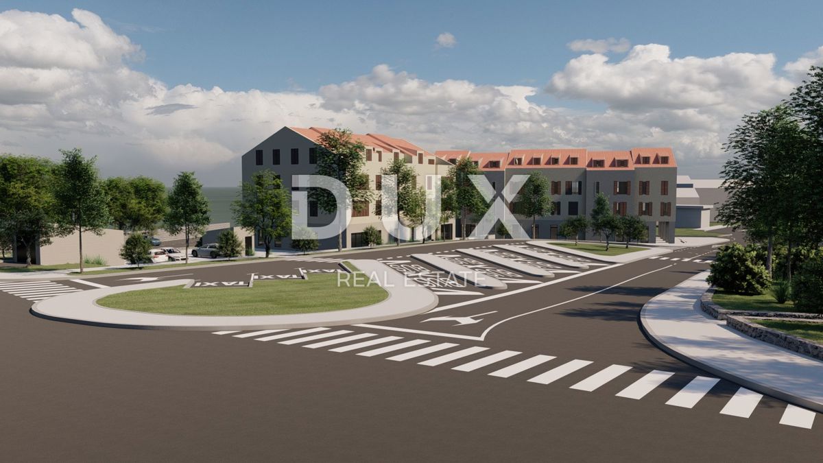 ISOLA DI CHERSO, CITTÀ DI CHERSO - splendido edificio nuovo in posizione privilegiata, proprio nel centro, a 50 metri dal mare