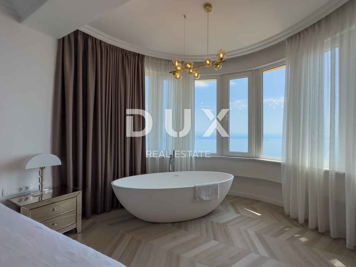 OPATIJA, LOVRAN – Appartamento esclusivo con vista panoramica e piscina