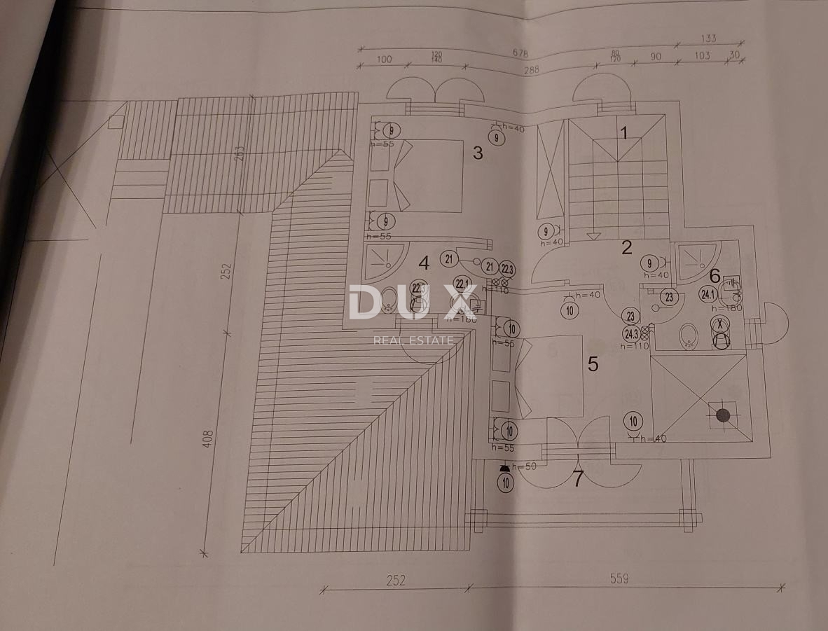 ISTRIA, TRGET - Casa familiare con vista mare